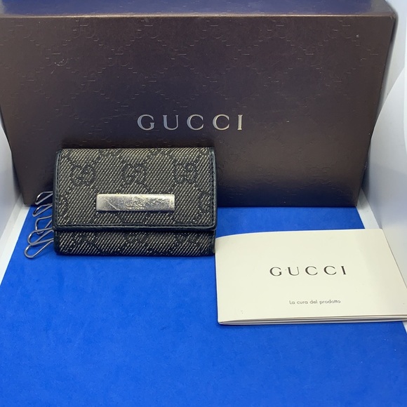 Gucci vintage black key holder wallet - Picture 7 of 13